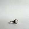Bague en argent 925 et opale welo d'Ethiopie