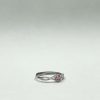 Bague en saphir rose du sri lanka sur argent 925
