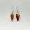 Boucles d'oreilles en argent 925 et agate montana