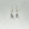 Boucles d'oreilles en argent 925 et howlite