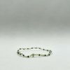 Bracelet en péridot et spinelle noire