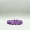Bracelet en kunzite mauve