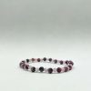 Bracelet en rubellite et kunzite