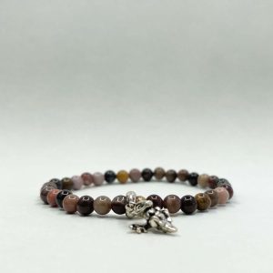 Bracelet homme en bois fossilisé