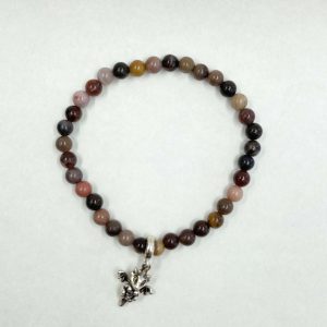 Bracelet homme en bois fossilisé