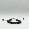 Bracelet en lepidolite