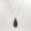 Pendentif en obsidienne dorée