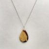 Pendentif en ambre indonésienne et argent 925