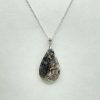 Pendentif en agate dentritique tigre