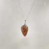Pendentif en quartz hématoide