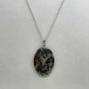 Pendentif en marcassite et agate jaune