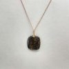 Pendentif en bronzite et argent 925
