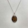 Pendentif en bronzite et argent 925