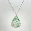 Pendentif en variscite et argent 925