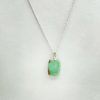 Pendentif en chrysoprase