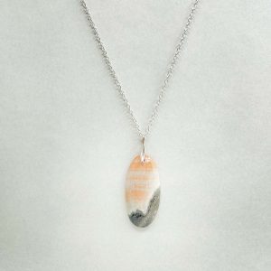Pendentif en célestobaryte et argent 925