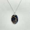 Pendentif en agate turitelle et argent 925