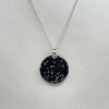 Pendentif en obsidienne flocon de neige