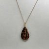 Pendentif en jaspe océan et argent 925