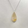 Pendentif en agate druzy et argent 925