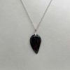 Pendentif en jaspe brechique et argent 925