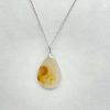 Pendentif en agate montana et argent 925