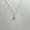 Pendentif en celestine et fil d'argent 925