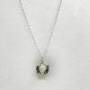 Pendentif en opale welo d'éthiopie en fil de cuivre argenté
