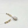 Pendentif ras de cou 40 cm en opale welo en argent 925