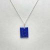 Pendentif en lapis lazuli et argent 925