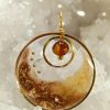 Pendentif en ambre de la Baltique et résine UV